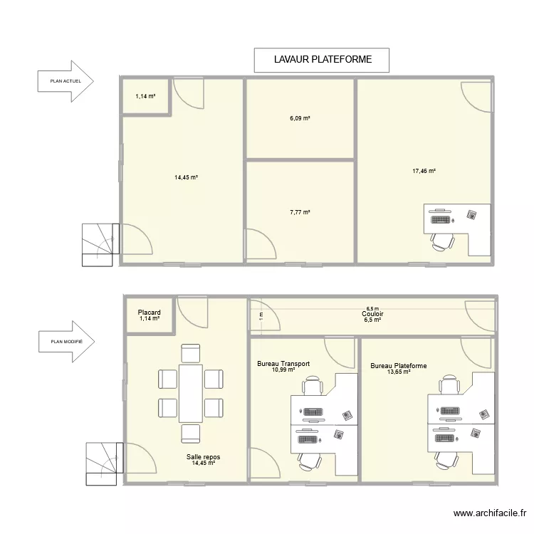 Plan LAVAUR. Plan de 10 et 94 m² Plan LAVAUR. Plan de 10 et 94 m²