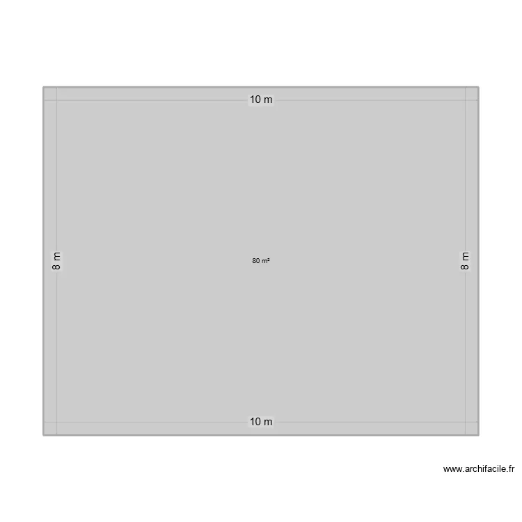 fondations. Plan de 1 et 80 m² fondations. Plan de 1 et 80 m²