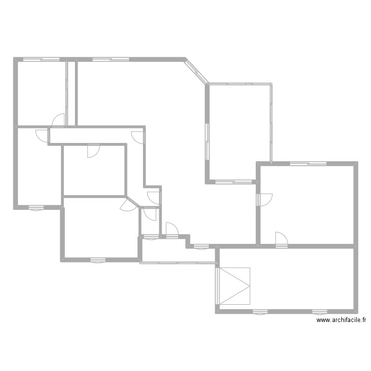 EPILOGUE. Plan de 11 pièces et 238 m2