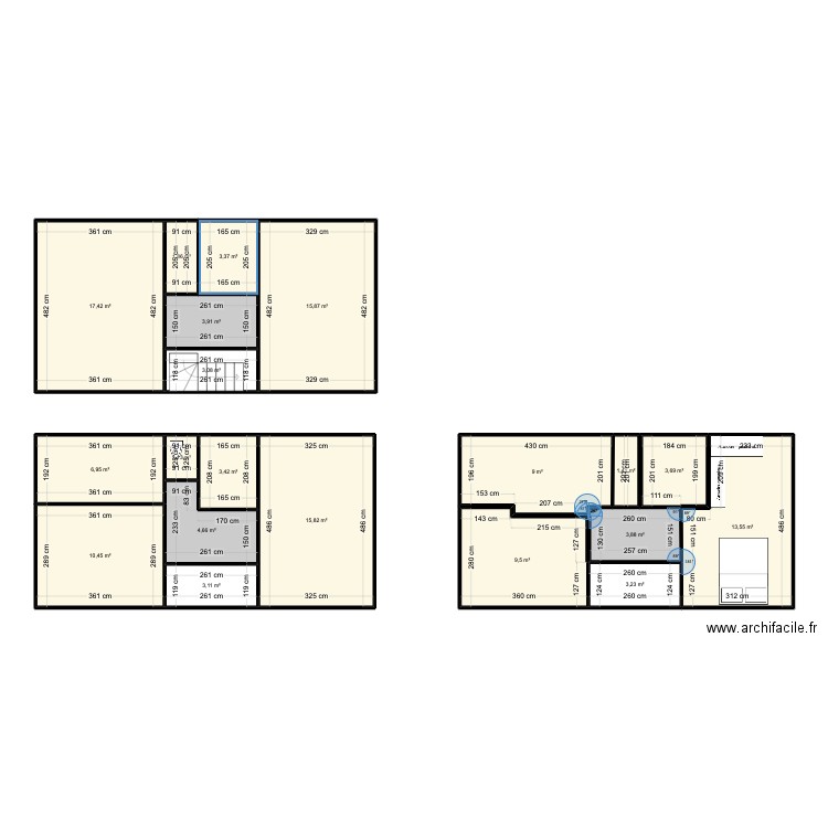 étage. Plan de 0 pièce et 0 m2