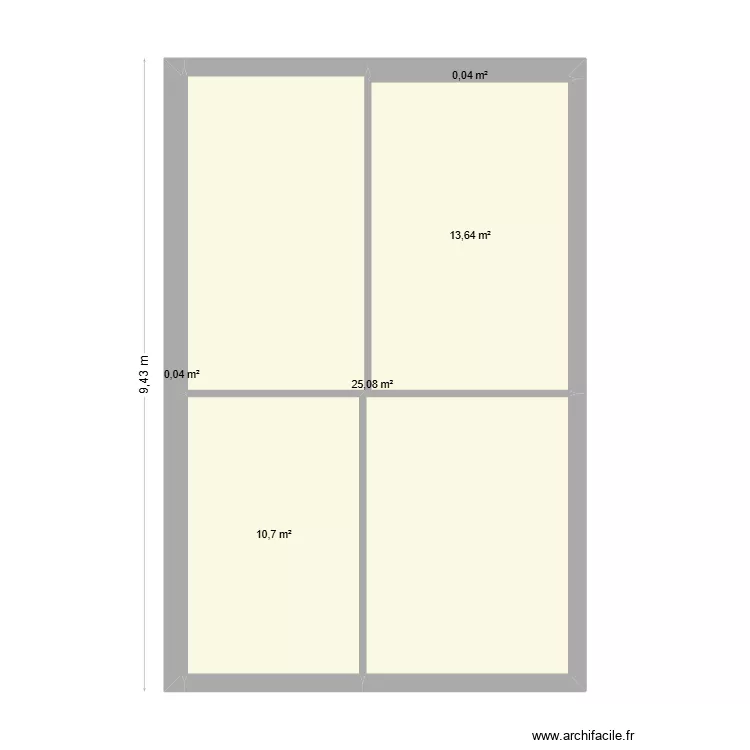 laennaec. Plan de 5  et 50 m²