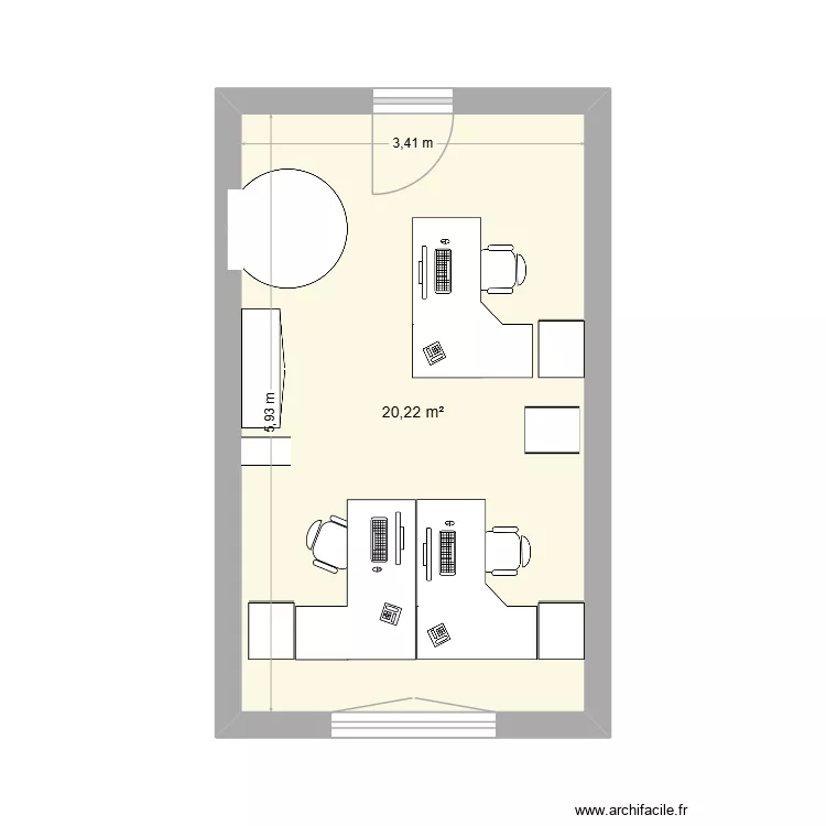 bureau213. Plan de 1 et 20 m² bureau213. Plan de 1 et 20 m²