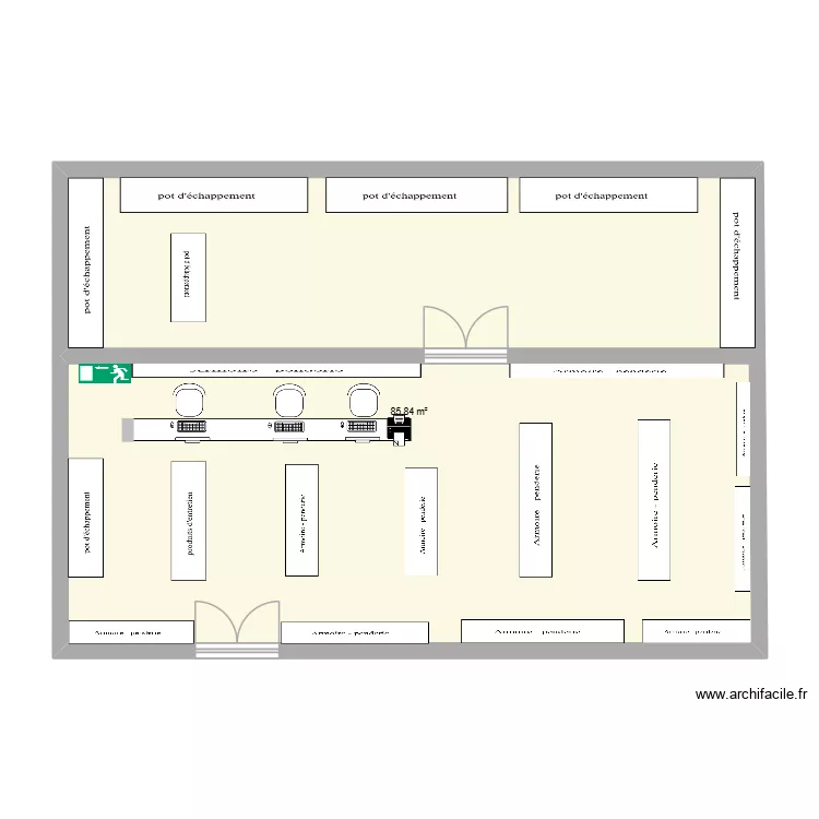 co enola. Plan de 1 et 86 m² co enola. Plan de 1 et 86 m²