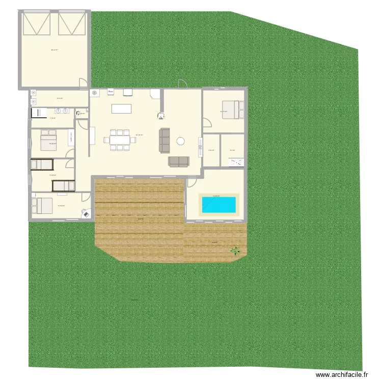 maison future. Plan de 12 Pièces et 227 m² maison future. Plan de 12 Pièces et 227 m²