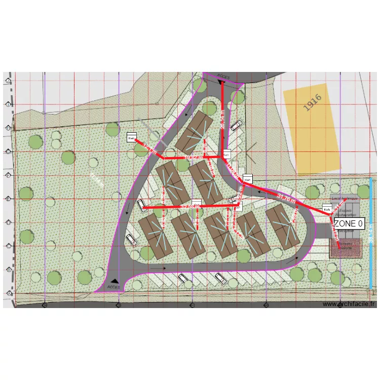 STEPHOTEL réseau EDF. Plan de STEPHOTEL réseau EDF. Plan de