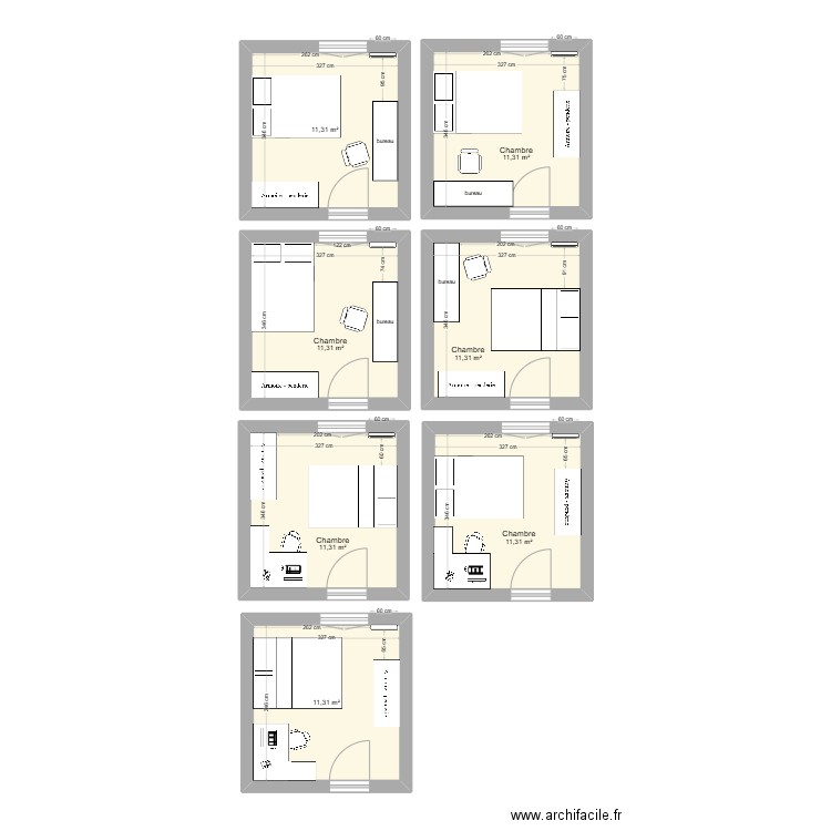 chambre alb. Plan de 0 pièce et 0 m2