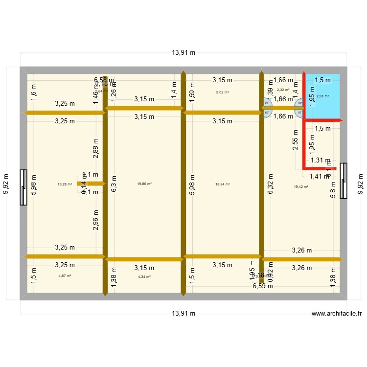 RDC  RRRRR. Plan de 0 pièce et 0 m2