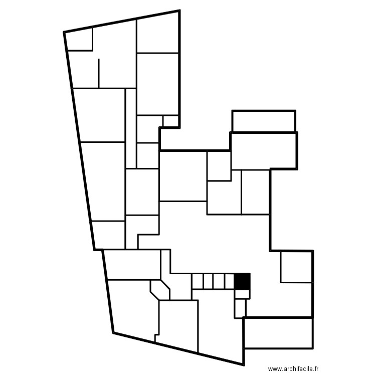 cabinet. Plan de 20 pièces et 391 m2