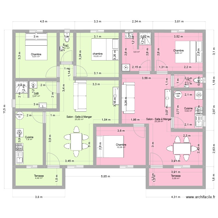 Lambarènè 3. Plan de 0 pièce et 0 m2
