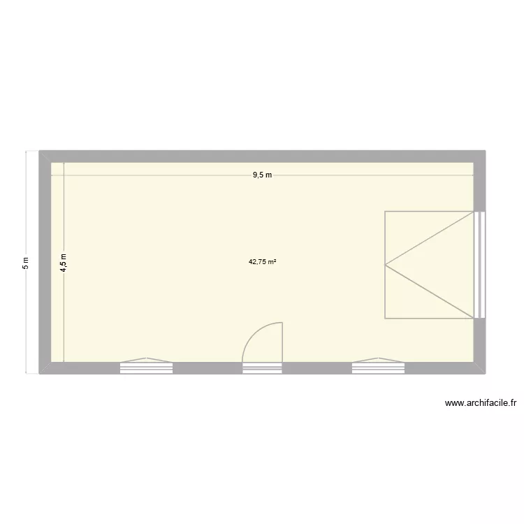 Garage09072026Part1. Plan de 1  et 43 m²