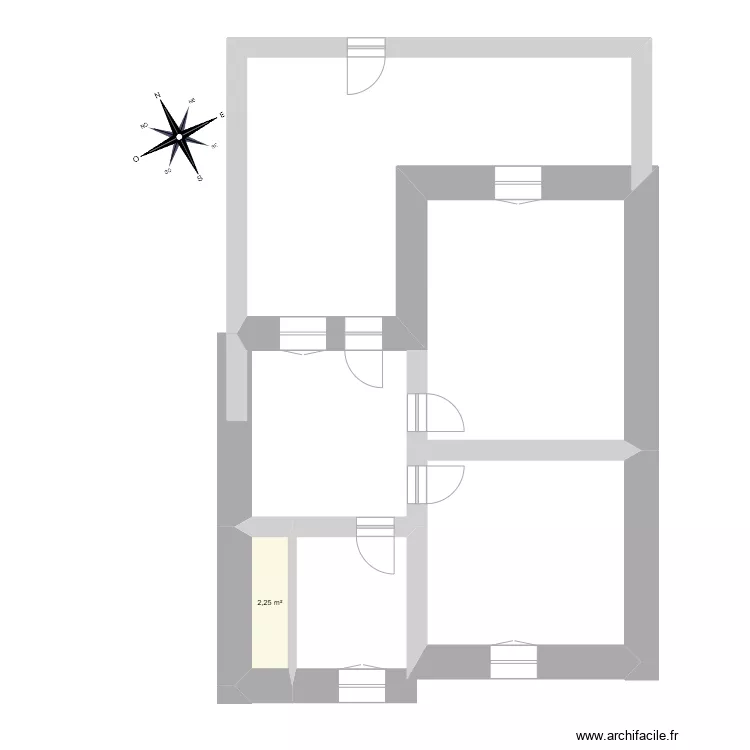 maison sfax. Plan de 
