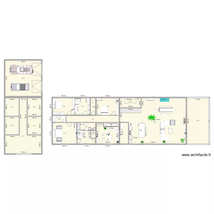 Villa Tarzan 32. Plan de 