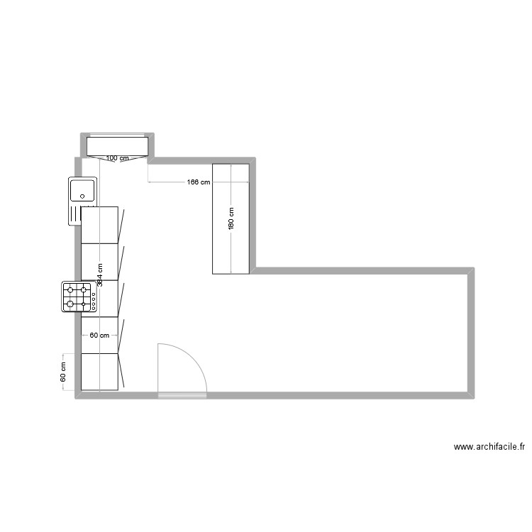 CUISINE TEMP 3. Plan de 0 pièce et 0 m2