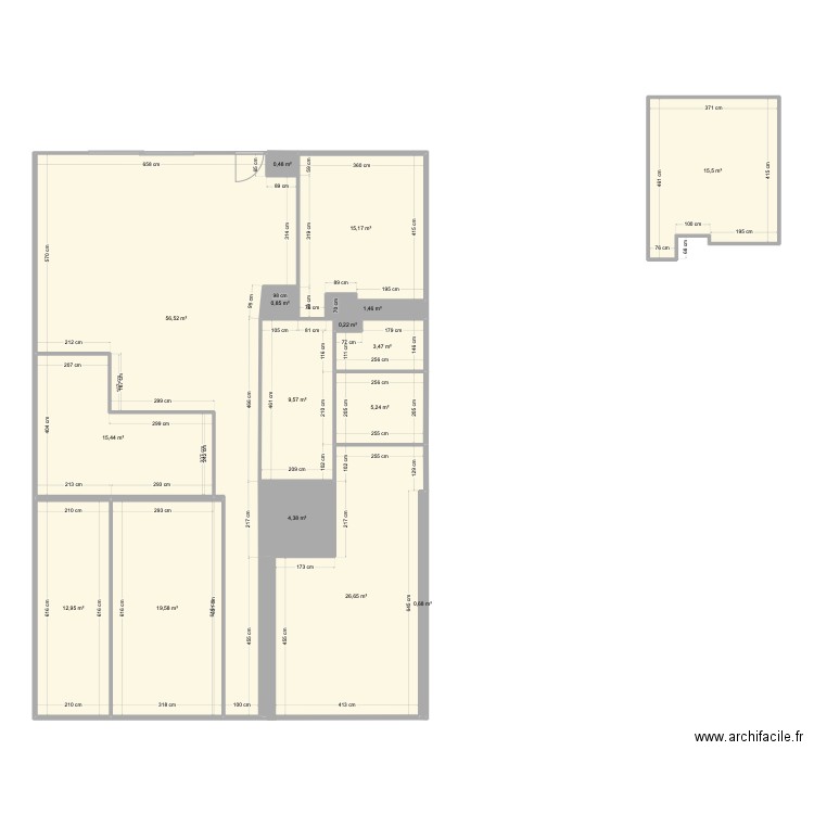 Maison Bouk V2. Plan de 0 pièce et 0 m2
