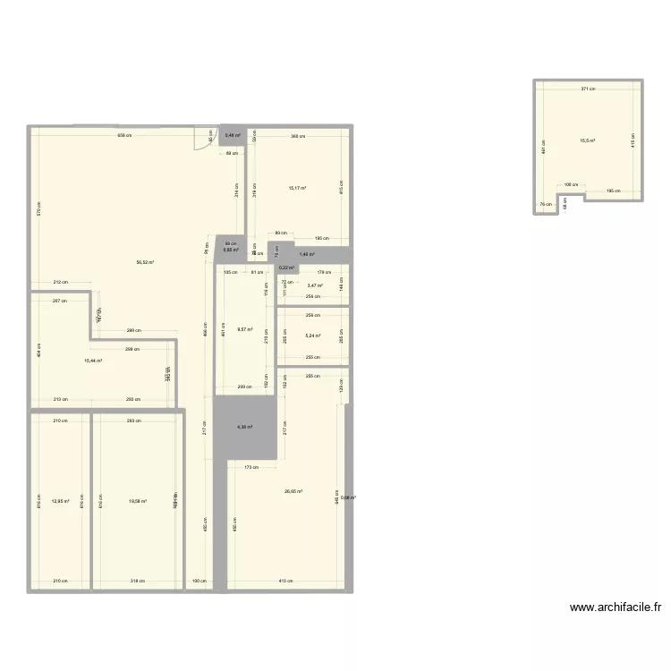 Maison Bouk V2. Plan de 