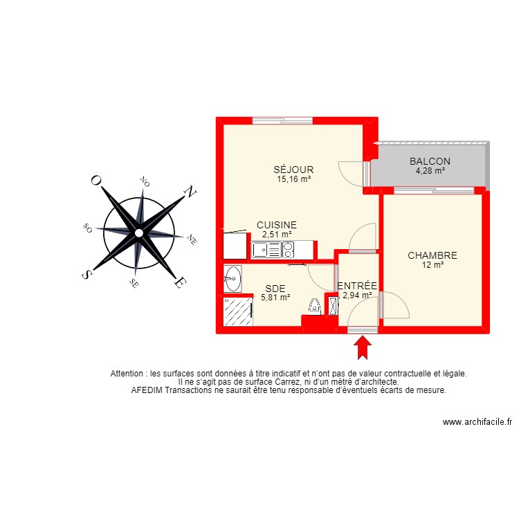 BI17370 -. Plan de 10 pièces et 55 m2