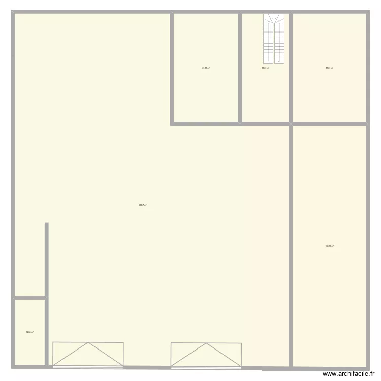 cfpma haut. Plan de 6  et 883 m²