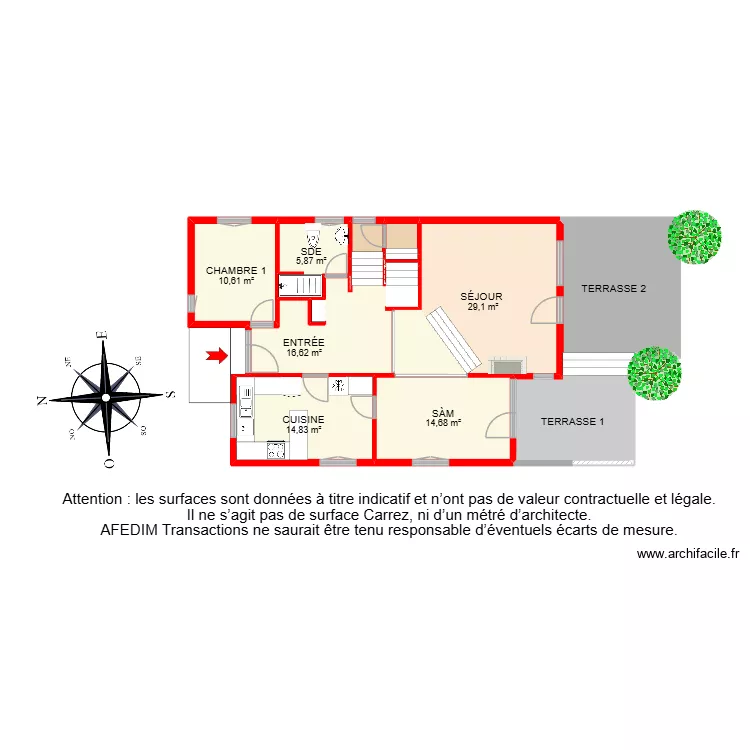 BI 31331. Plan de 35  et 471 m²