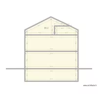 Mod&egrave;le coupe Cave rez 1e grenier 1