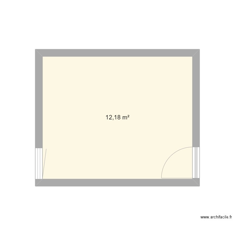 françois chambre 1. Plan de 0 pièce et 0 m2