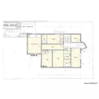 Gaillands RDC 1.7 EXISTANT COULOIR ext ouest / accès piscine au nord