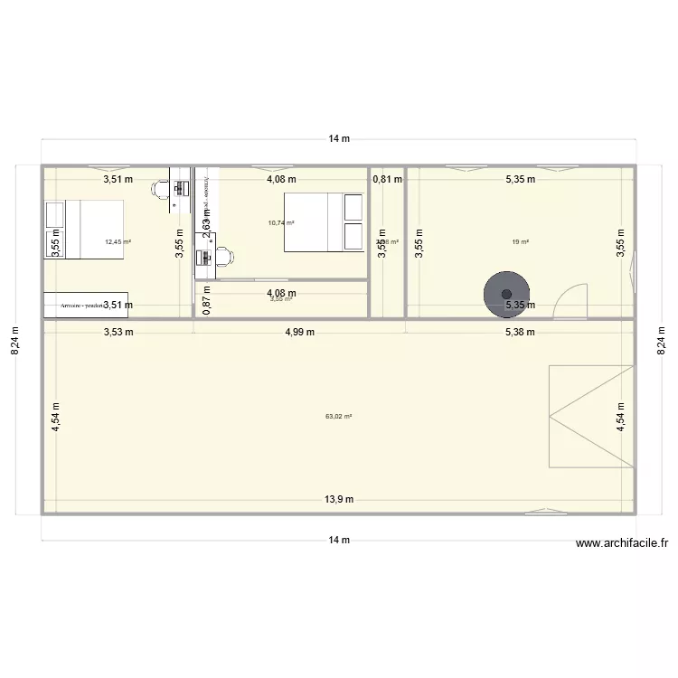 Garage 1. Plan de Garage 1. Plan de