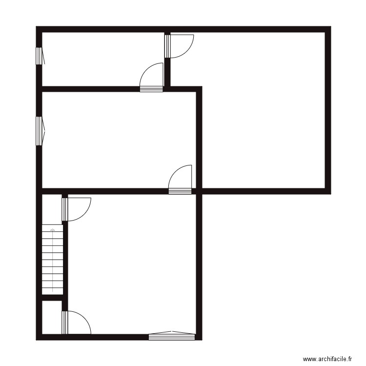 succession massé. Plan de 14 pièces et 168 m2