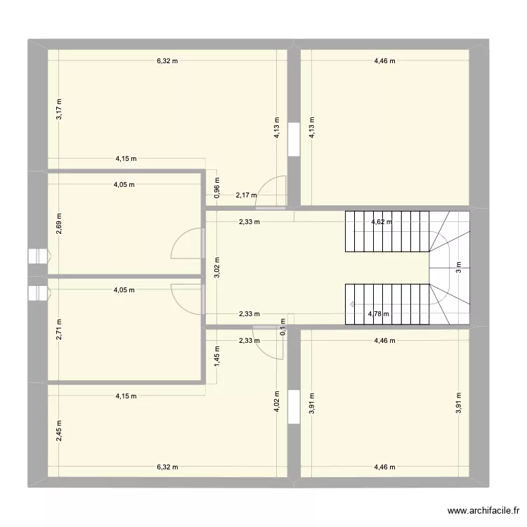 alison 1&deg; etage. Plan de 