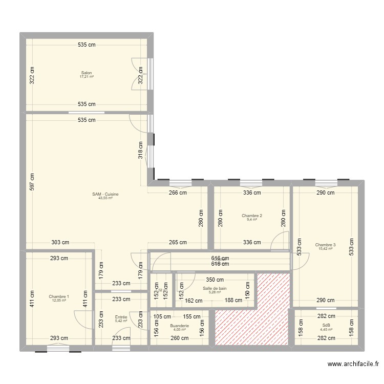 mary. Plan de 0 pièce et 0 m2