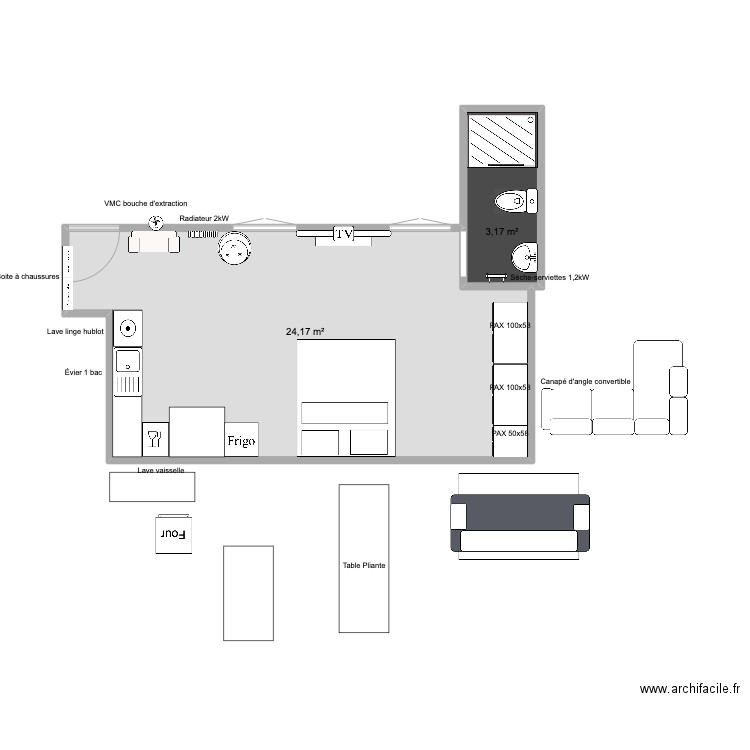 SOSO. Plan de 0 pièce et 0 m2