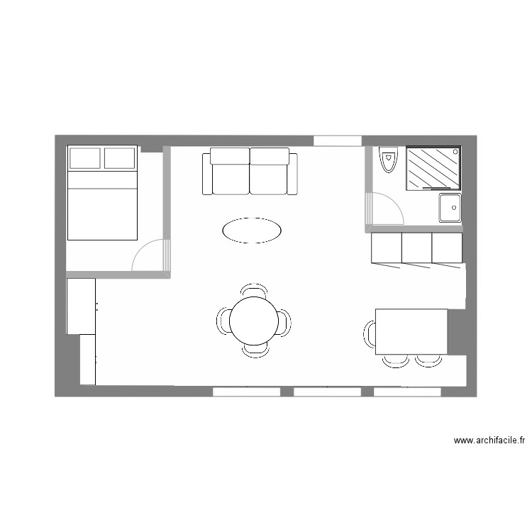 Ferdinand Fabre V1. Plan de 0 pièce et 0 m2