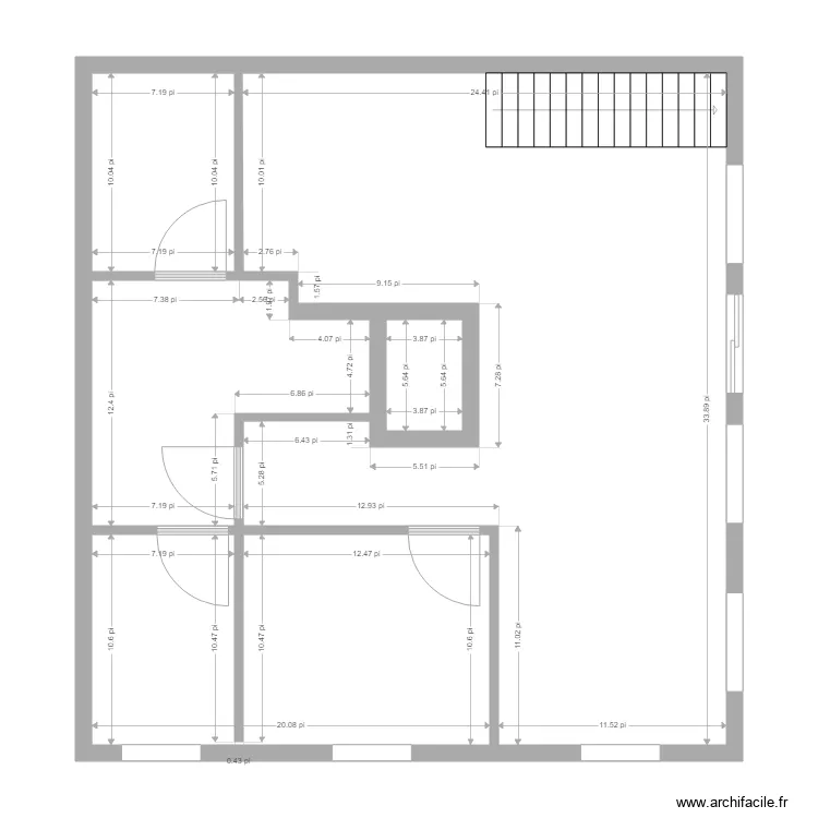 JP SS. Plan de 