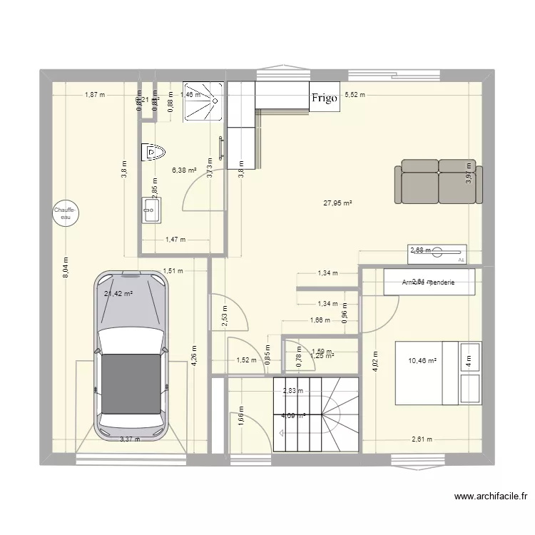 RDC st anne. Plan de 7 et 72 m² RDC st anne. Plan de 7 et 72 m²