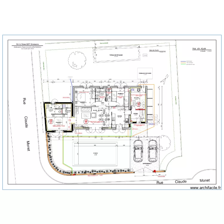 BRY. Plan de 