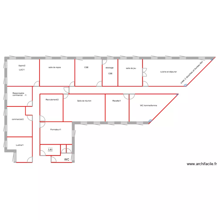 aile 3 rivery cotation. Plan de 