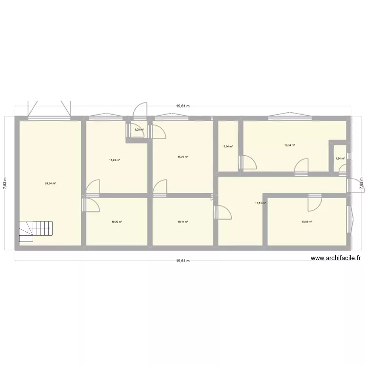 village rdc. Plan de 11 et 127 m² village rdc. Plan de 11 et 127 m²