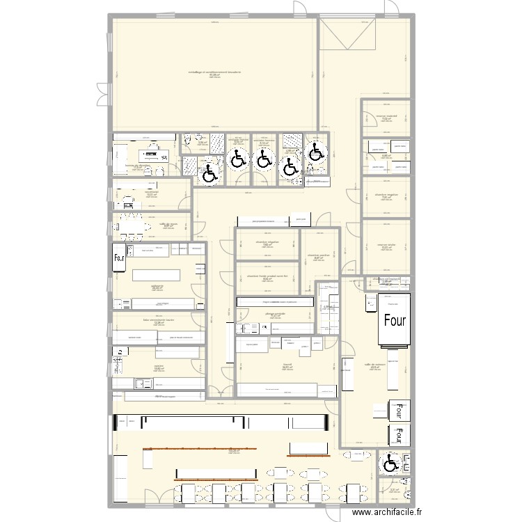 clos marquet 2. Plan de 29 pièces et 546 m2