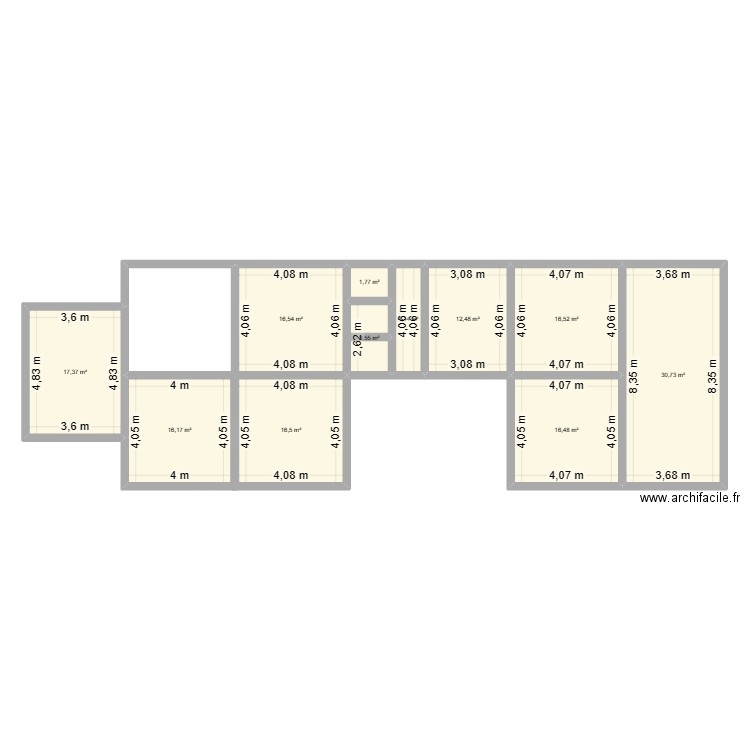 LAMIRMAIRIE. Plan de 11 pièces et 152 m2