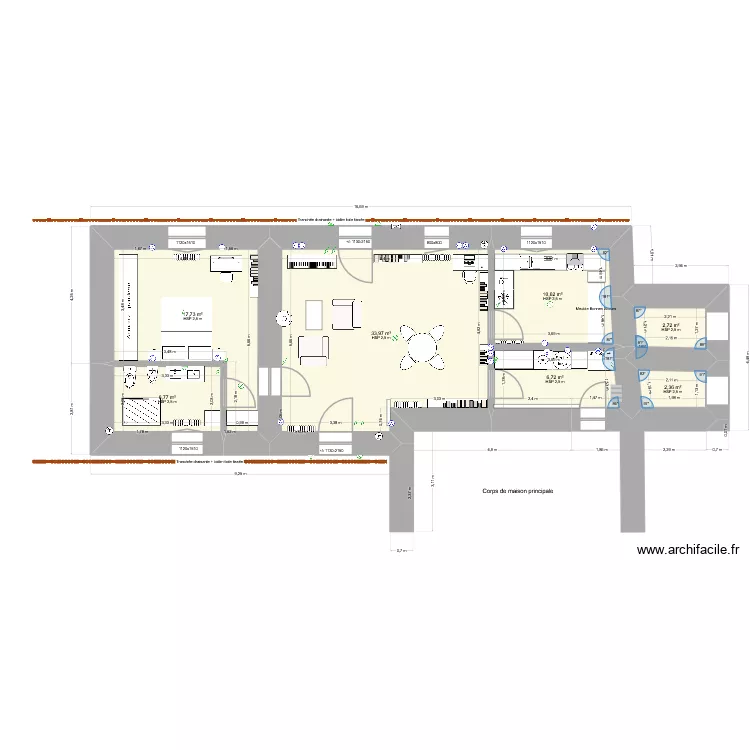 PR GBA Aile v13. Plan de 8  et 89 m²