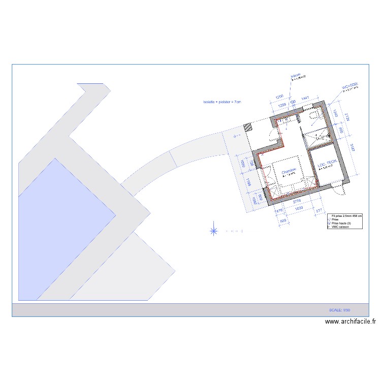 PC PIGOU Pool house. Plan de 0 pièce et 0 m2