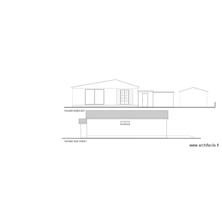 FACADES PROJET 1. Plan de 0 pièce et 0 m2