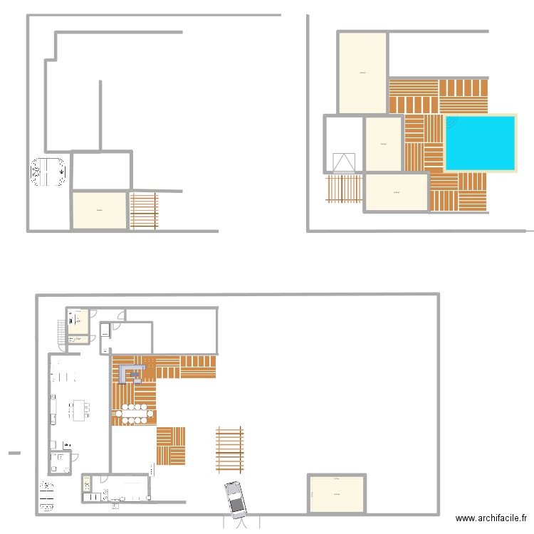 CAP RANDOU 3. Plan de 8 pièces et 160 m2
