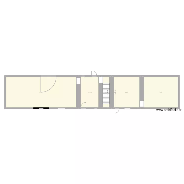 sotteville. Plan de 5  et 181 m²