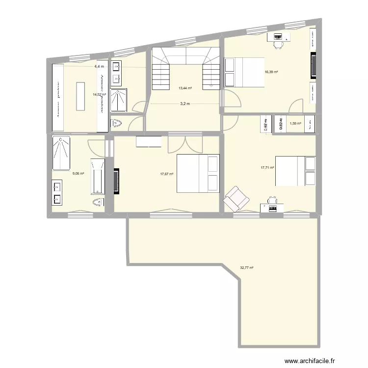 DH - 1er etage 30-11-25. Plan de DH - 1er etage 30-11-25. Plan de