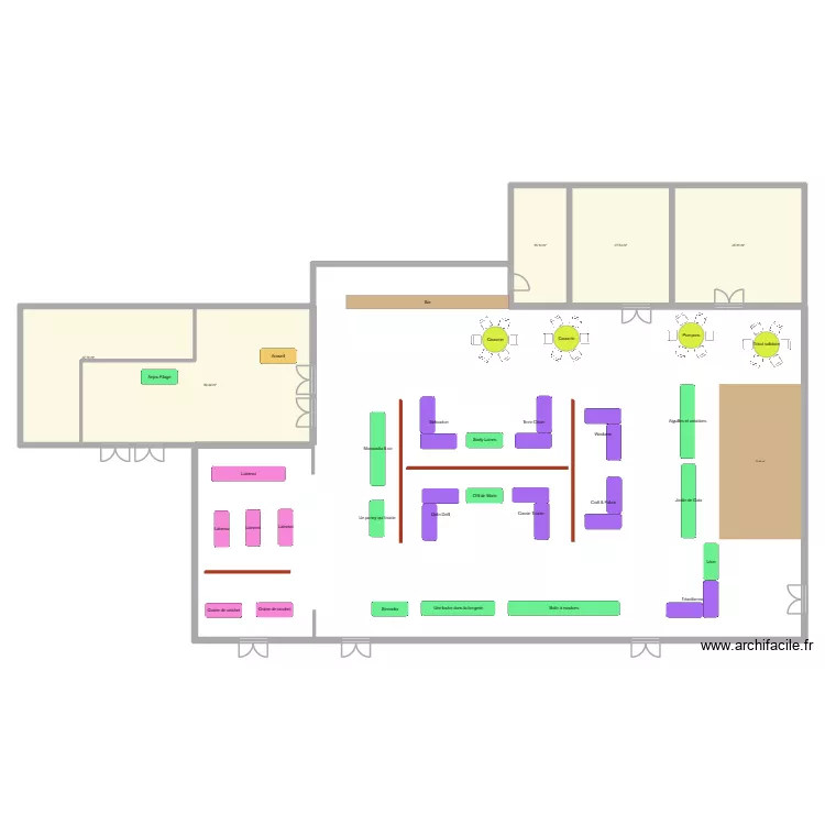 Salle du Gotha. Plan de 5 Pièces et 171 m² Salle du Gotha. Plan de 5 Pièces et 171 m²