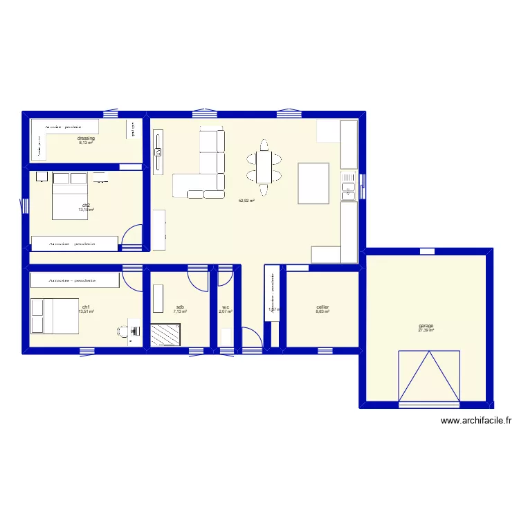 maison2. Plan de 