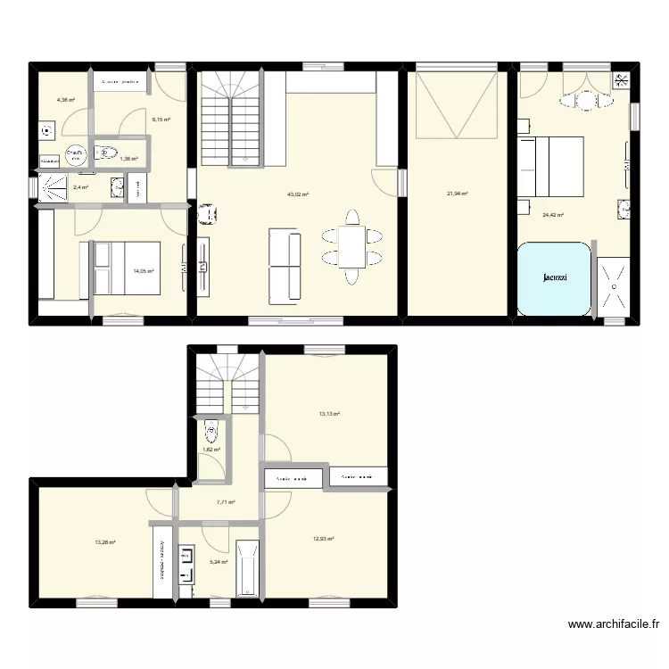 Plan France Confort Familia 110. Plan de 