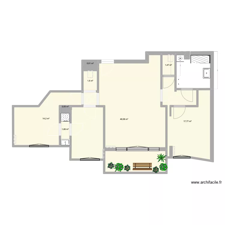 EDWIGE 2. Plan de 