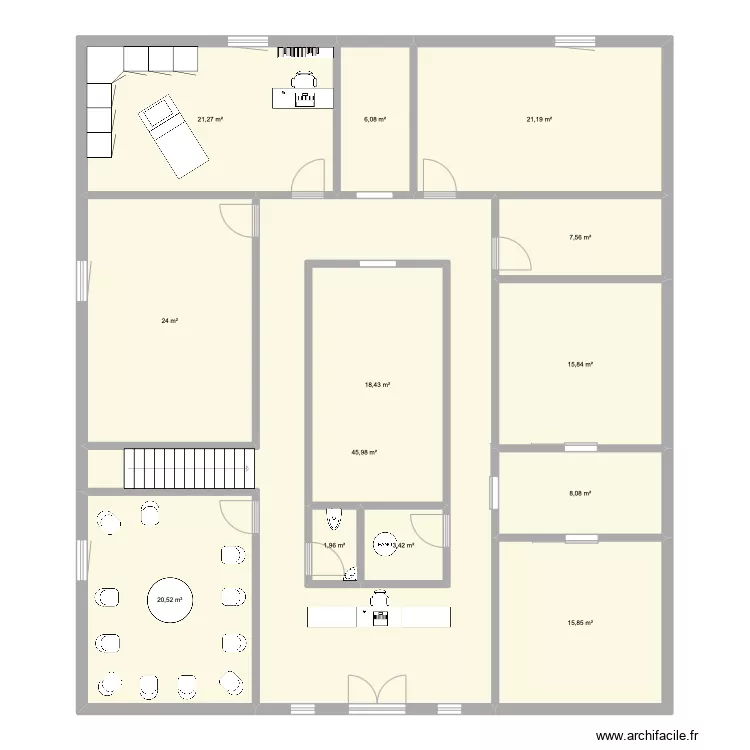 Guerin cab. Plan de Guerin cab. Plan de