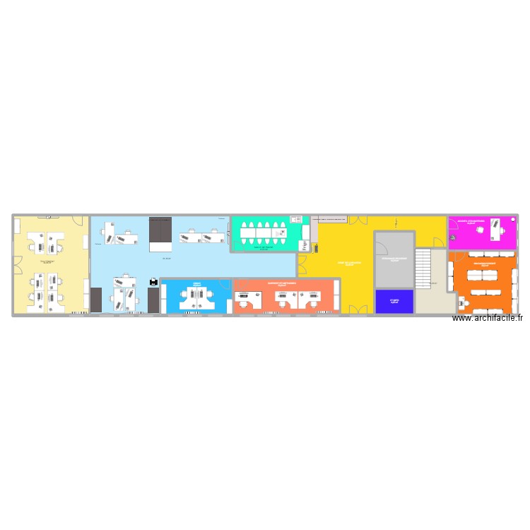Plan CAP. Plan de 11 pièces et 304 m2